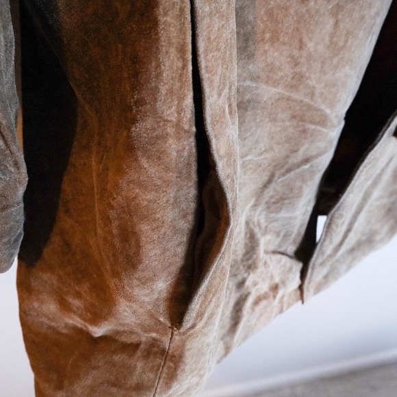 Vintage St Johns Bay Mens Jacket XL Faux Suede Washable Motorcycle 90's Y2K - Picture 8 of 12